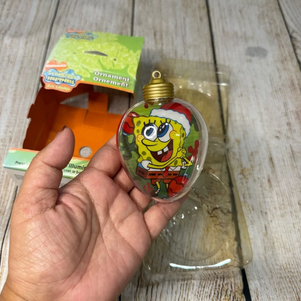 Set of 3 SpongeBob Squarepants Ornaments - some NWT